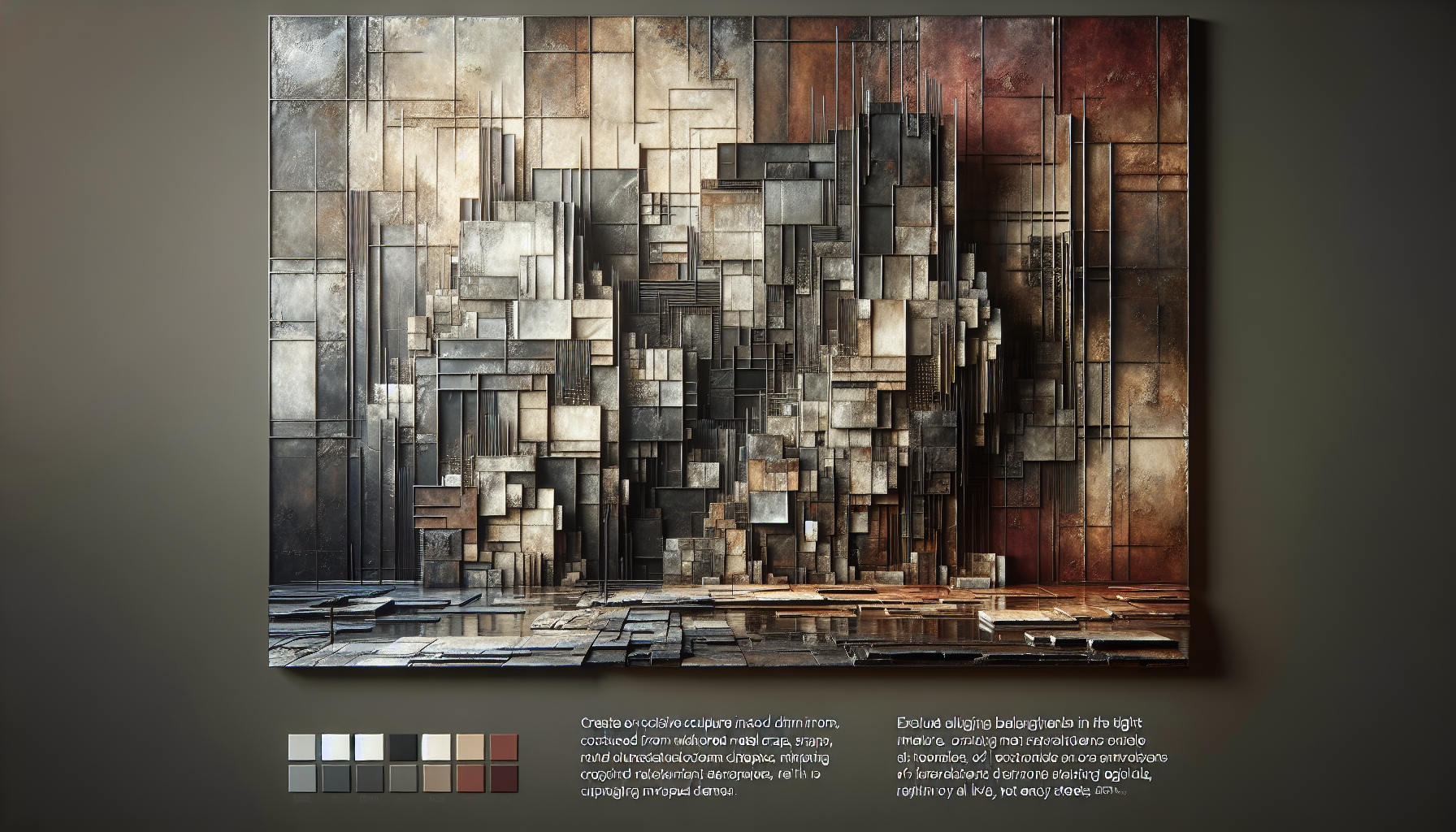 Abstract artwork reflecting today's anxious mood